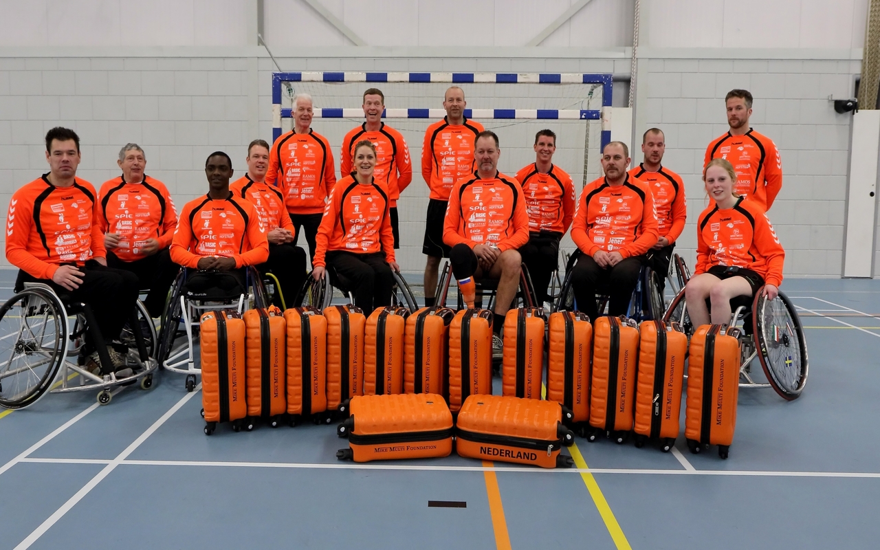 Nederlands rolstoel handbal team